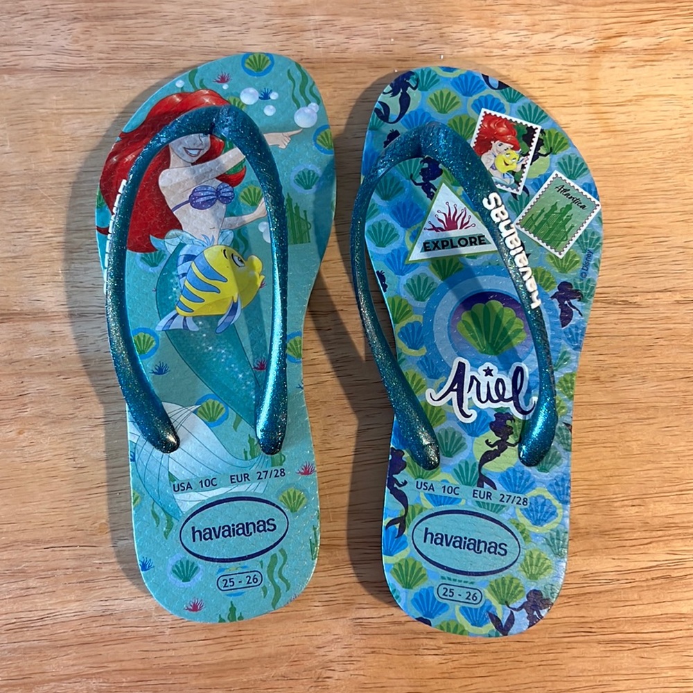 Toddler Disney Little Mermaid Havaianas